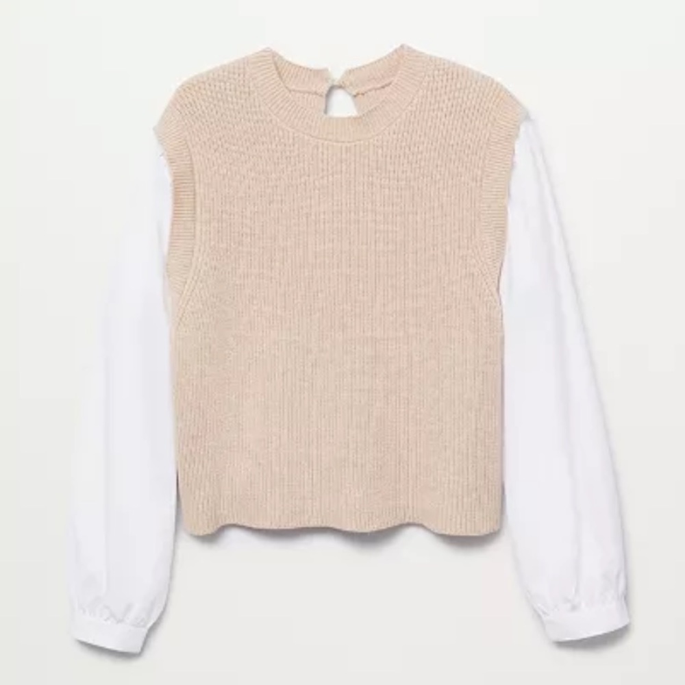 Mango knitted sweater blouse